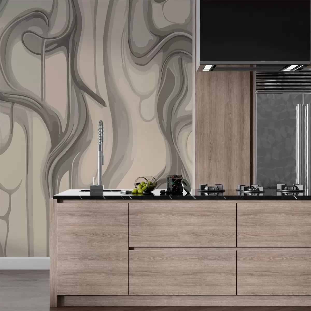 murales de pared Líneas abstractas w02421