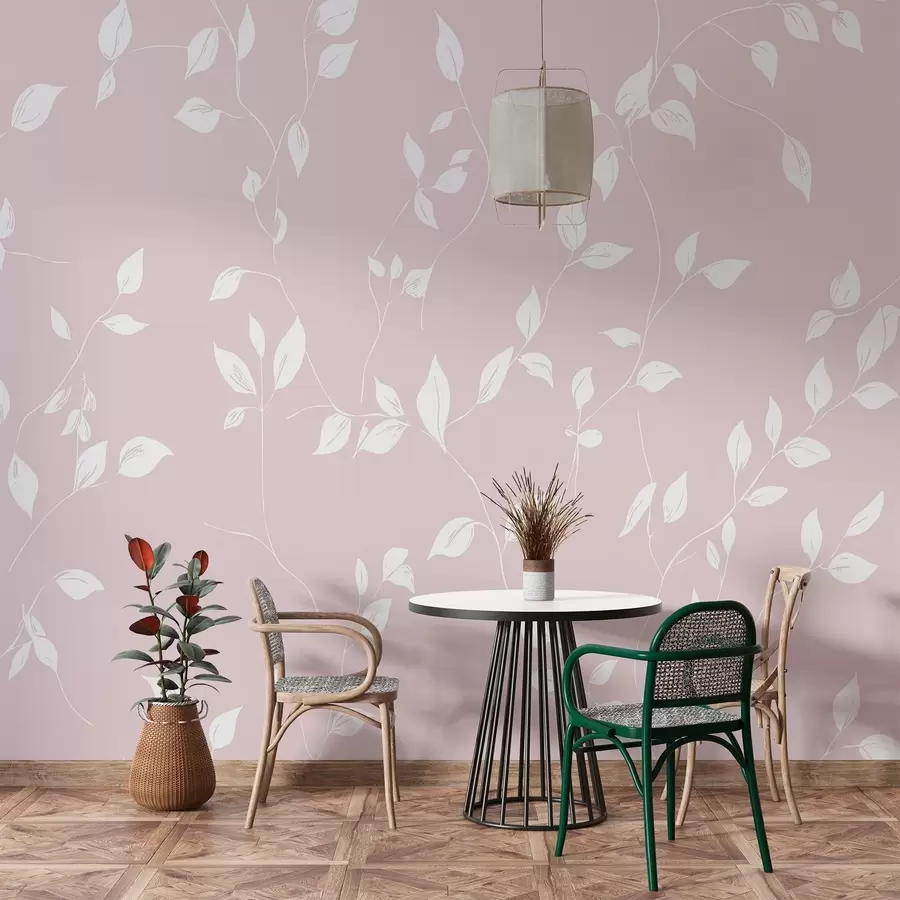 murales de pared Siluetas de ramas w02465