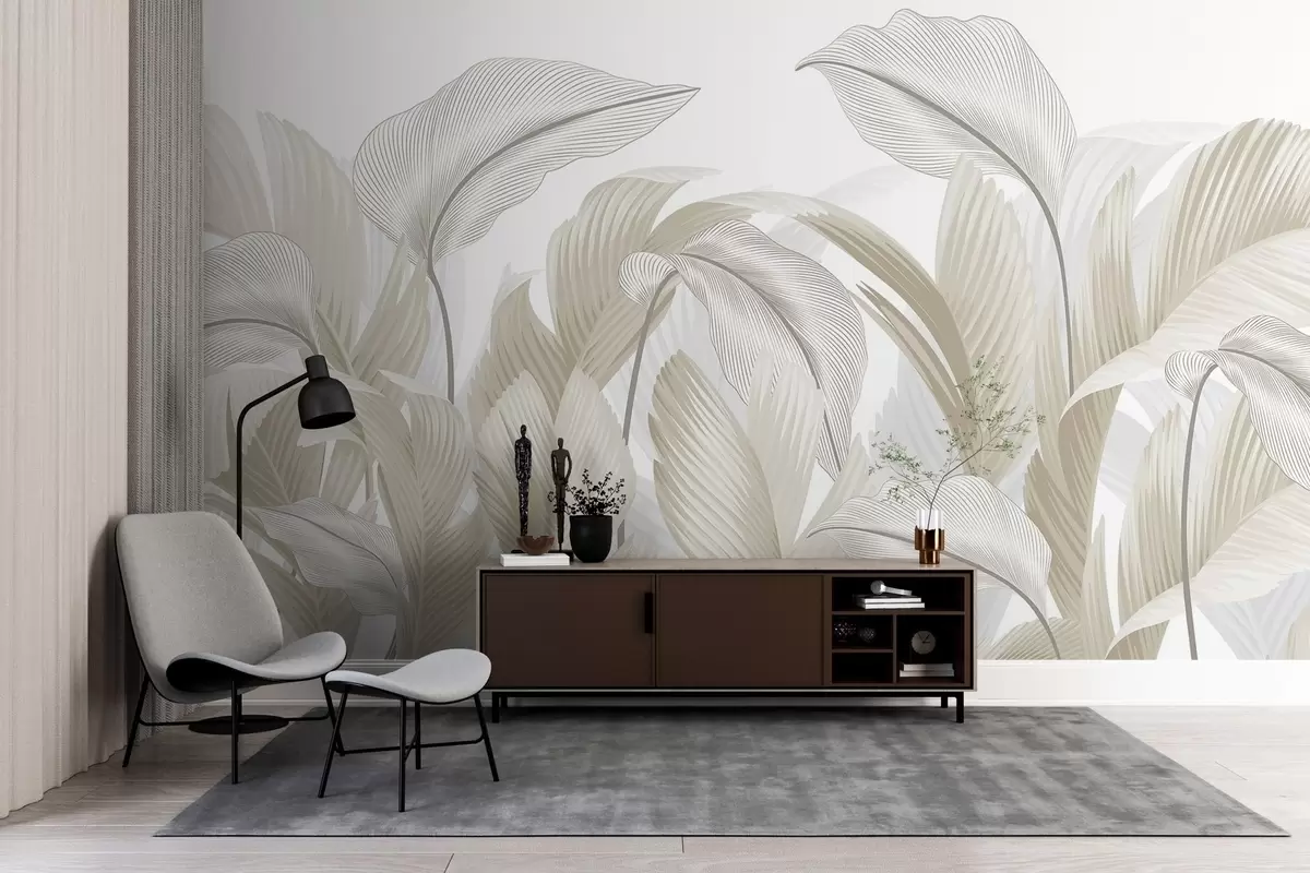 murales de pared Follaje exuberante w02508v4