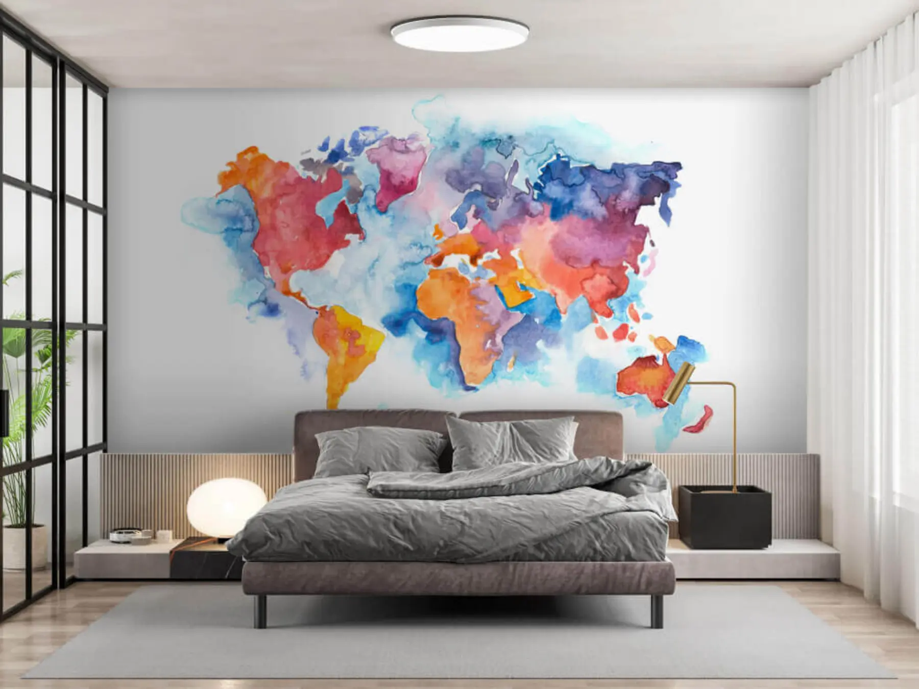 murales de pared Paint, fuente world e u51100