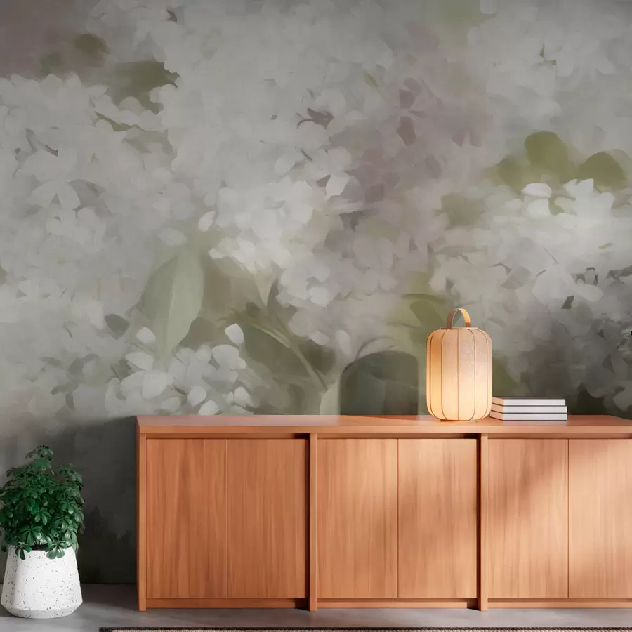 murales de pared Flores lilas w08540