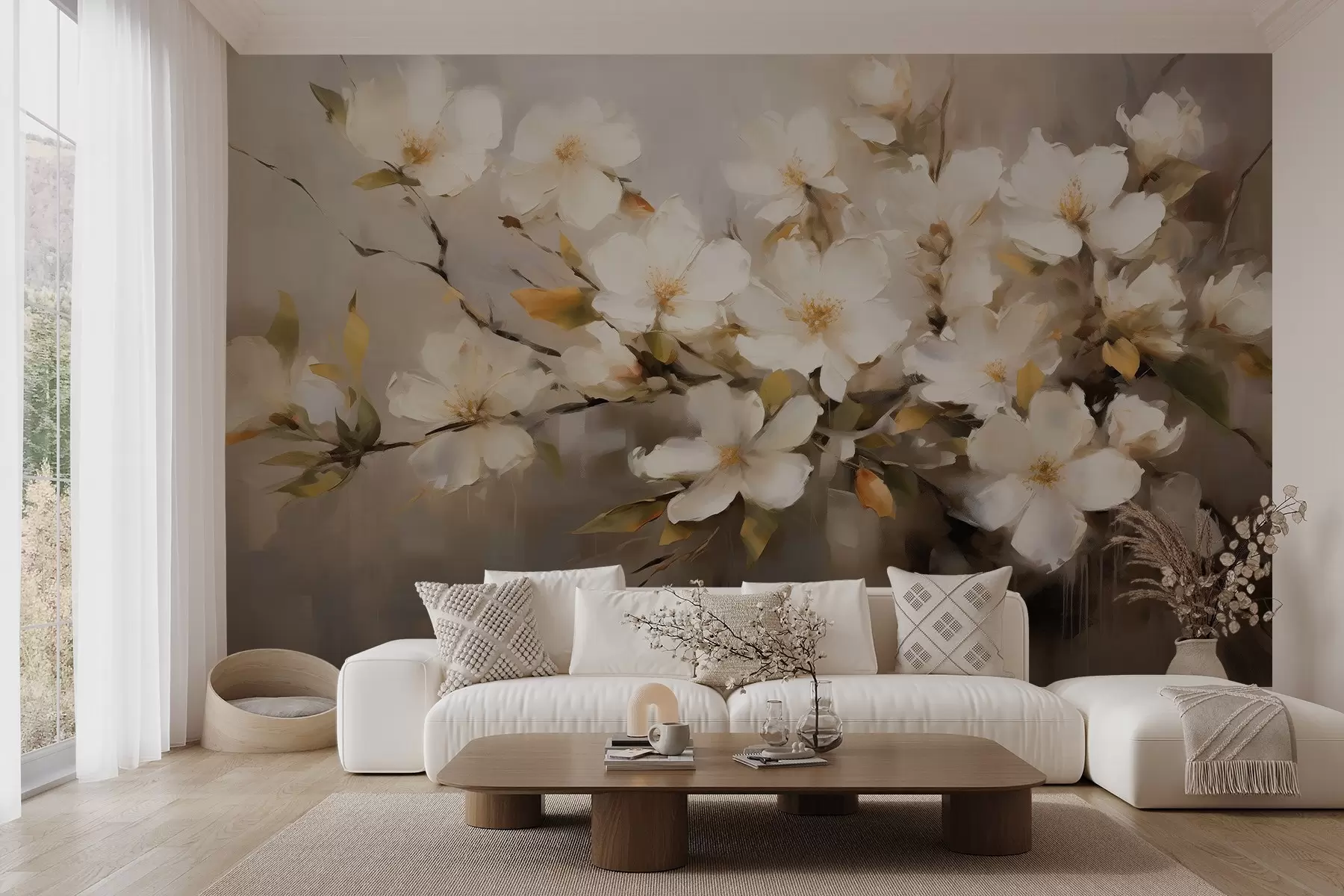 murales de pared Rama floreciente w08592