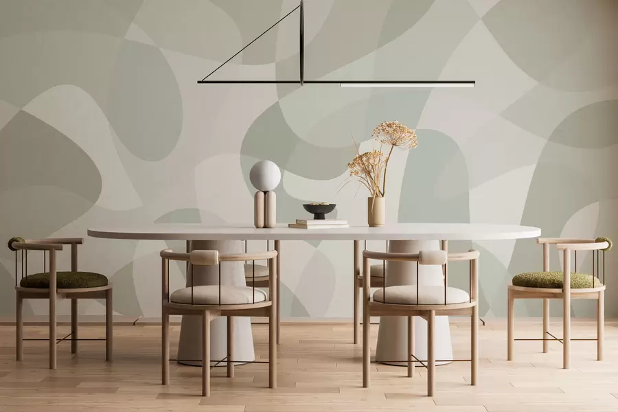 murales de pared Tendencia a la geometría abstracta w02932v5