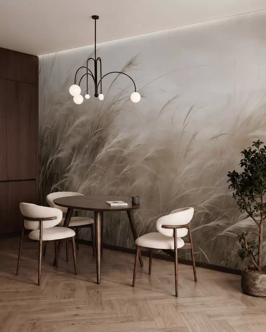 murales de pared Prado al viento en topo w02985v2