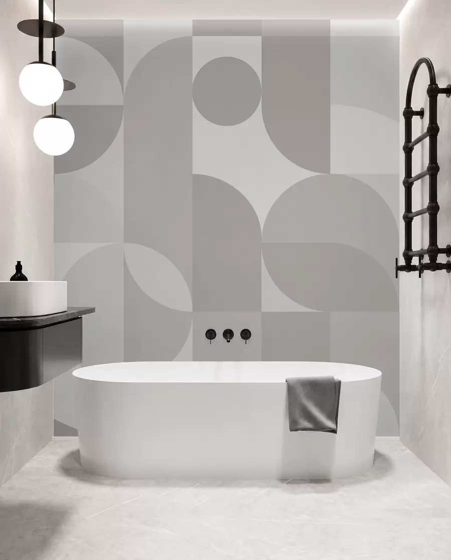 murales de pared Elegante tendencia geométrica w03058v1