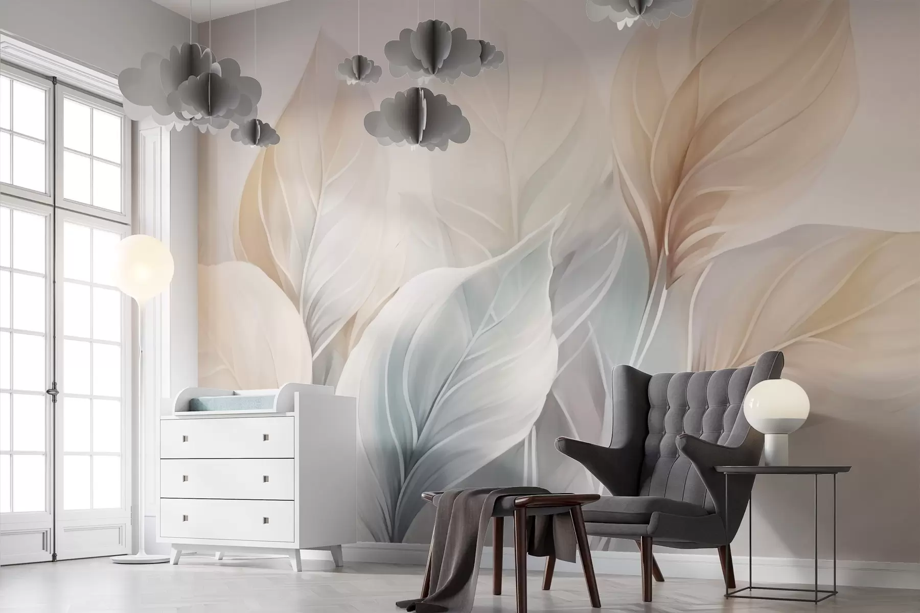 murales de pared Hojas w03142