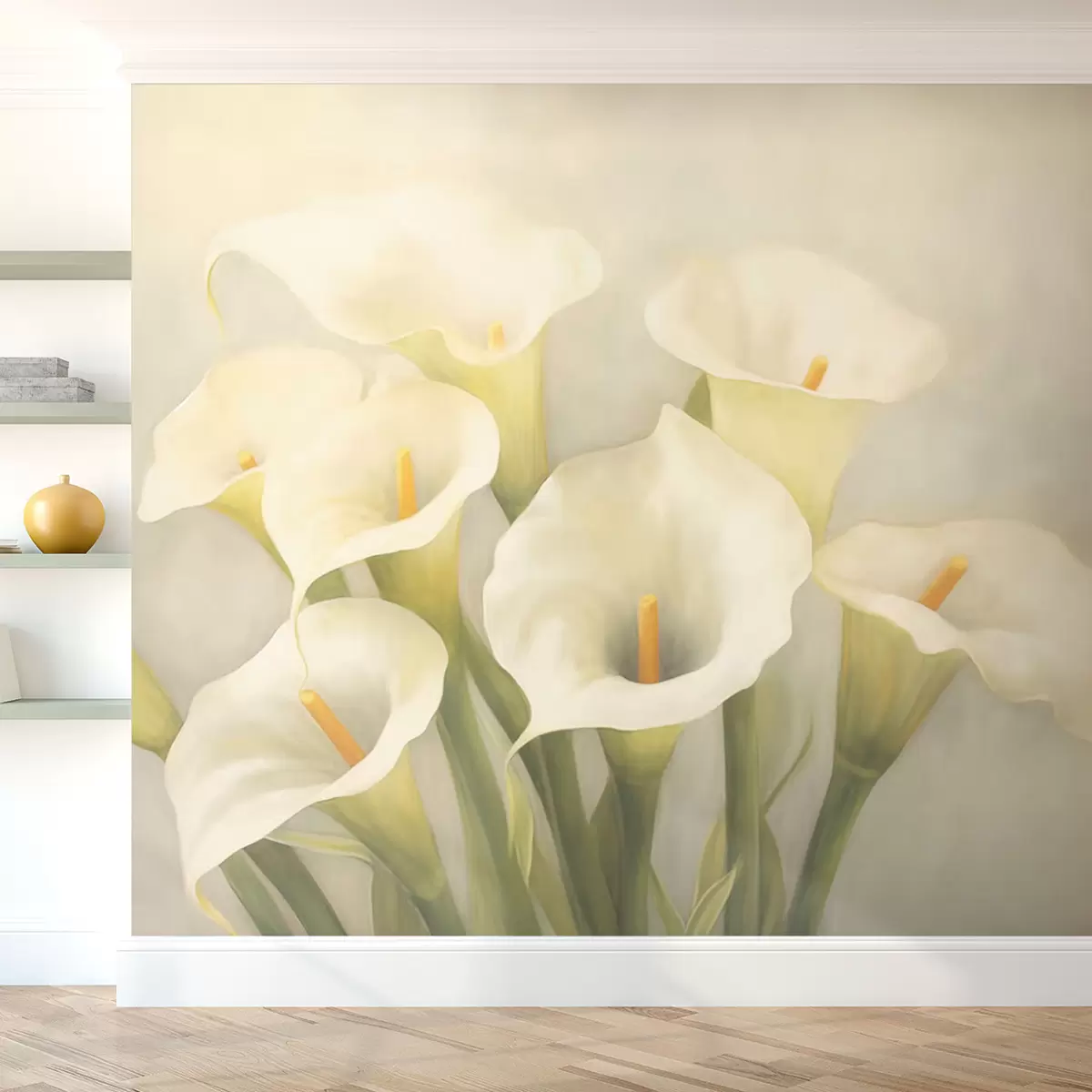 murales de pared Flores de cala w03216