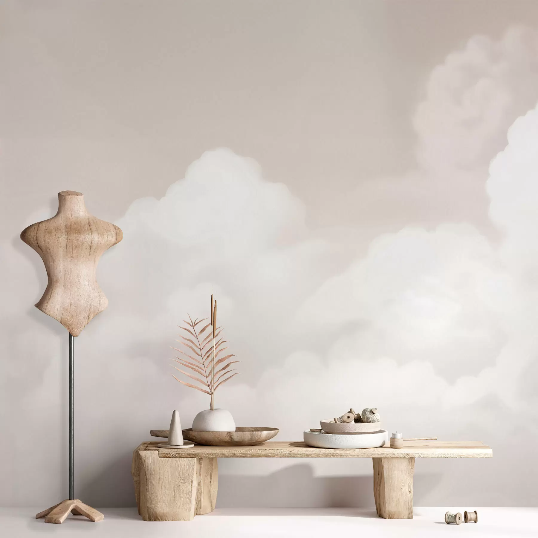 murales de pared Cielo y nubes w03301v2