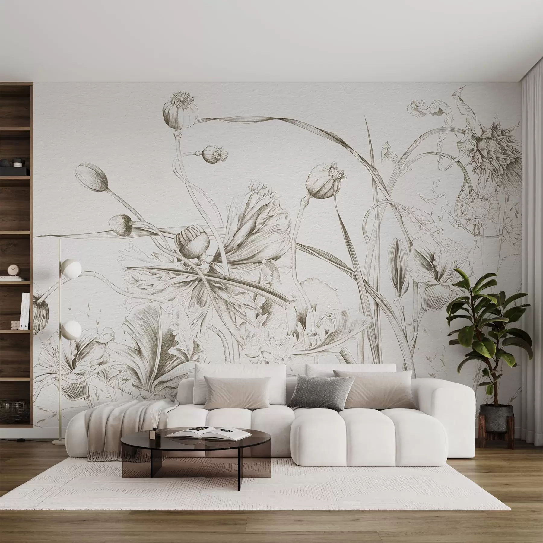murales de pared Gráficos botánicos w08926v1