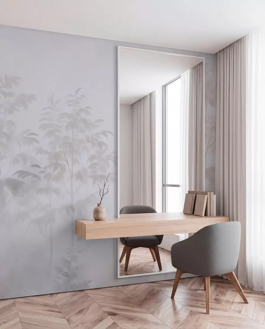 murales de pared Árboles imitación acuarela  w03474v1