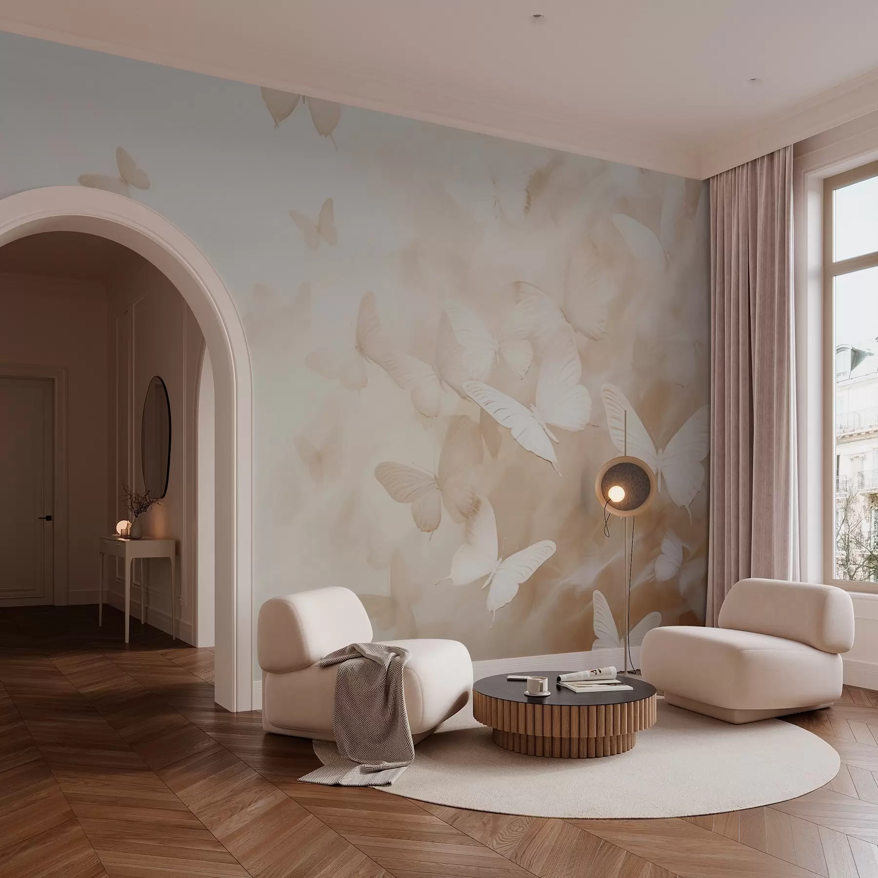 murales de pared Mariposas w03841