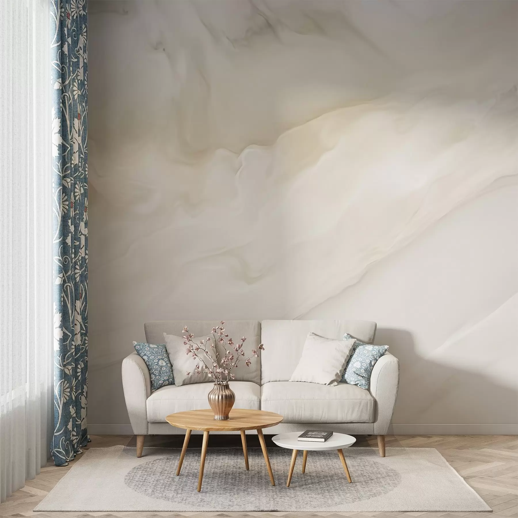 murales de pared Ondas luminosas w03922