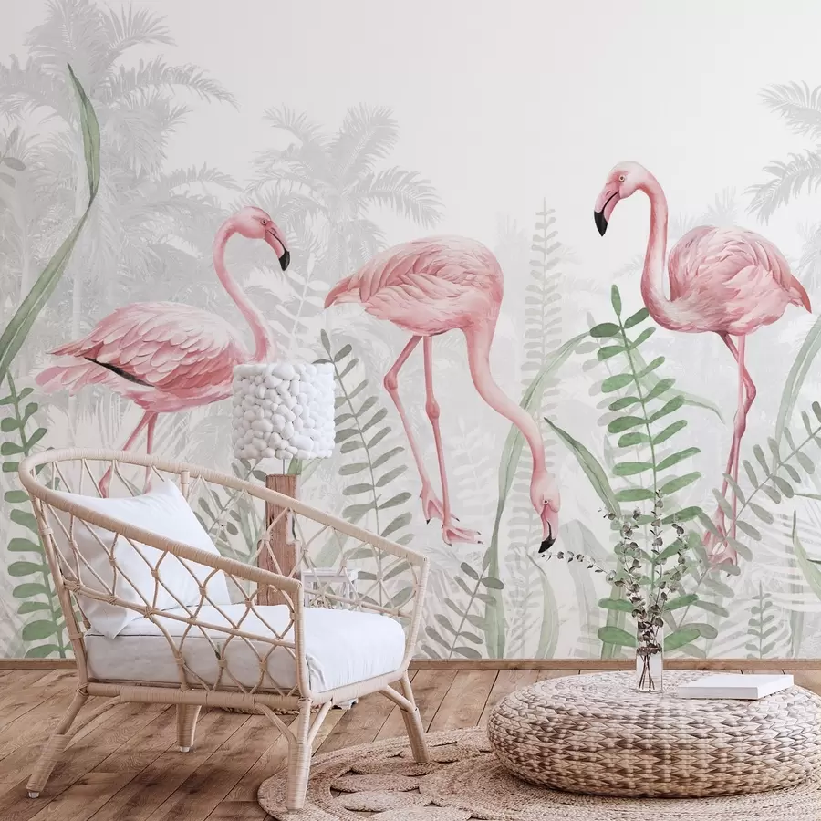 murales de pared Flamingo w04122v1