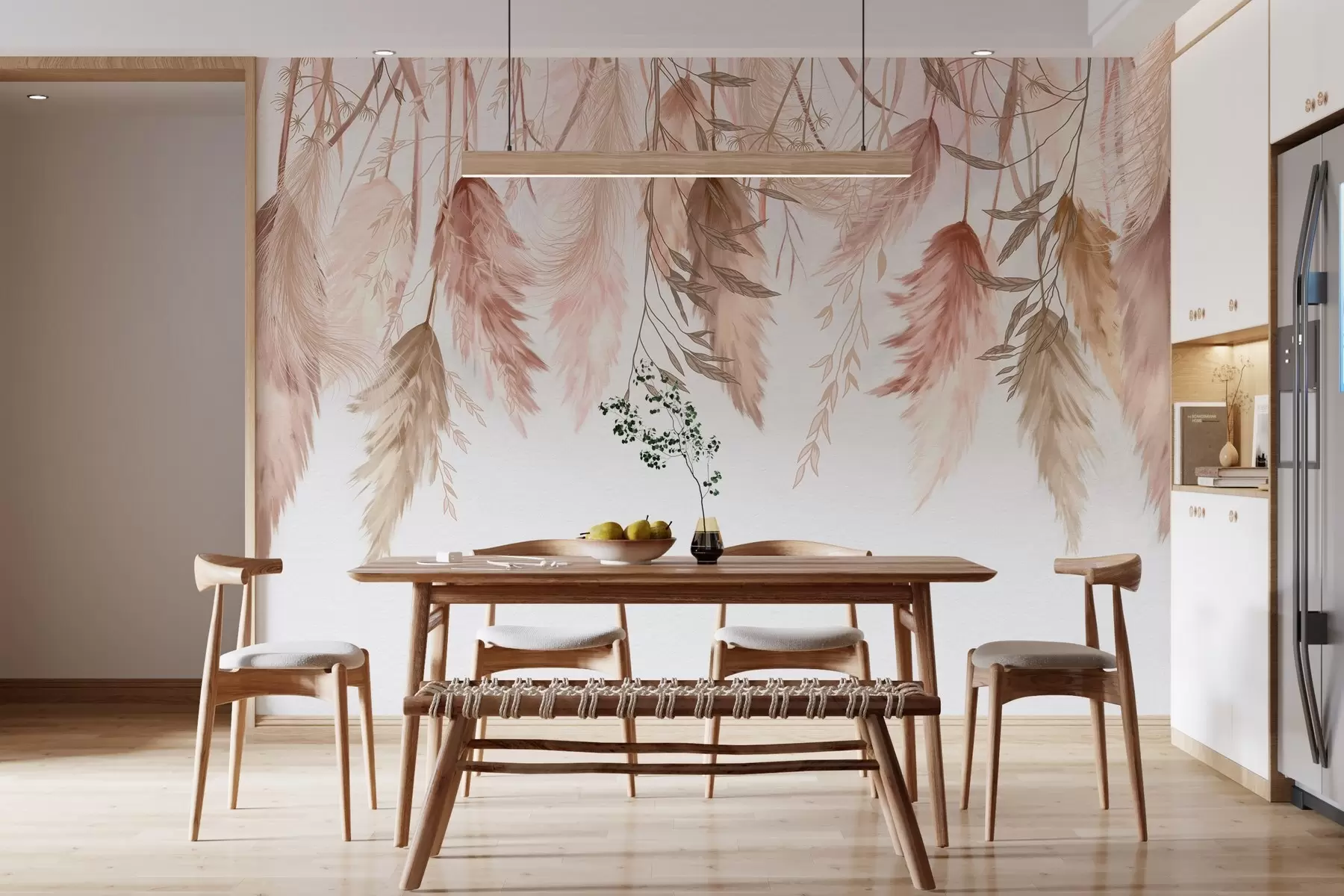 murales de pared Flores secas w04253