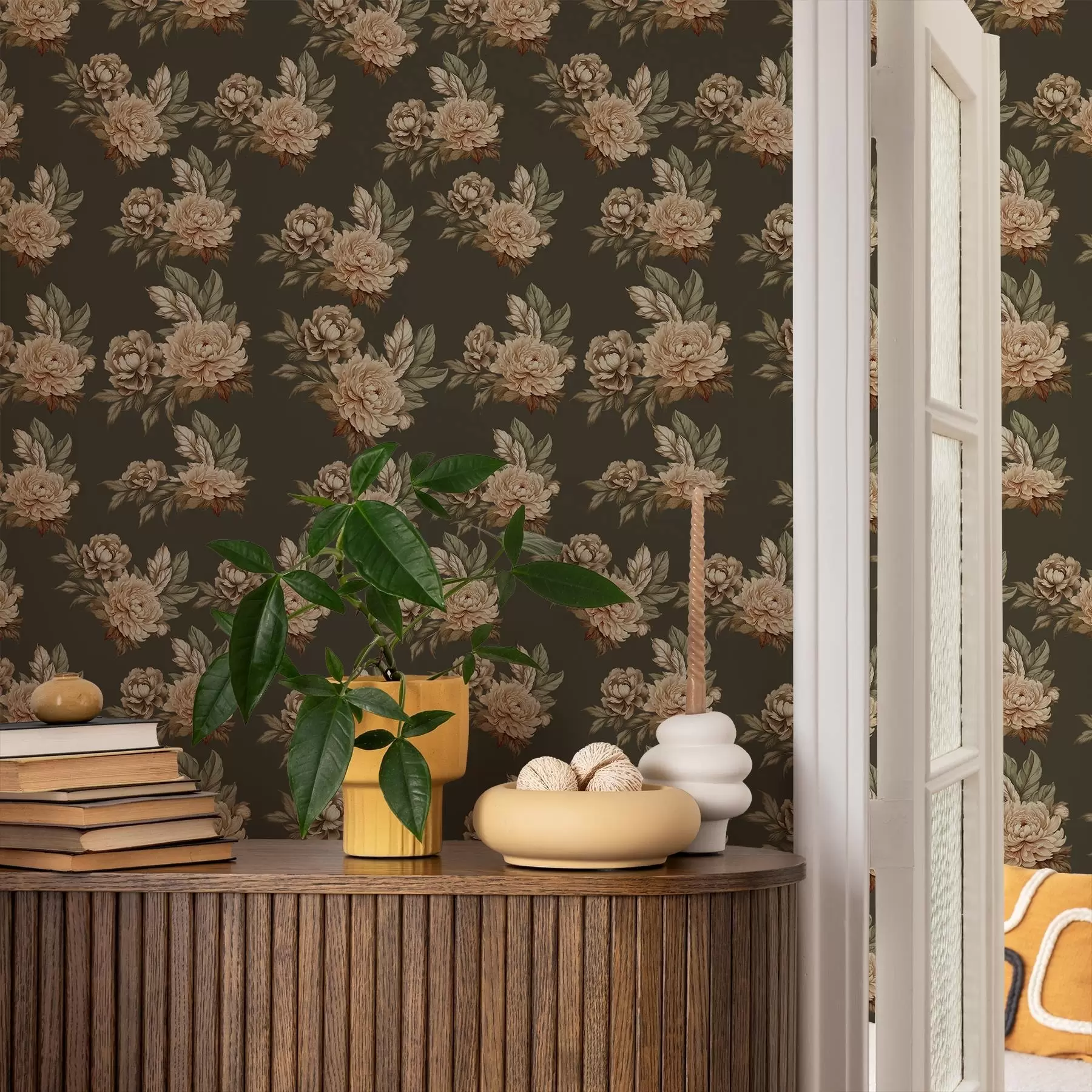 murales de pared Rosas retro a00419