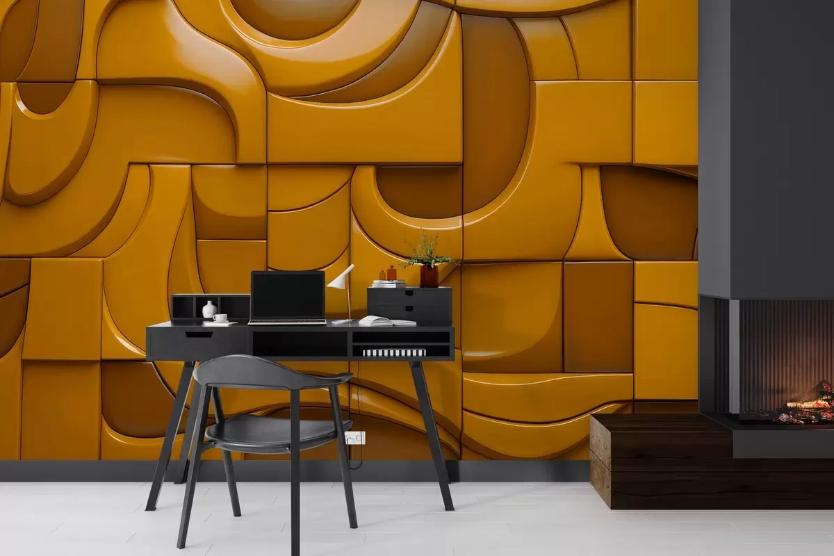 murales de pared Pared pintada en relieve w04321