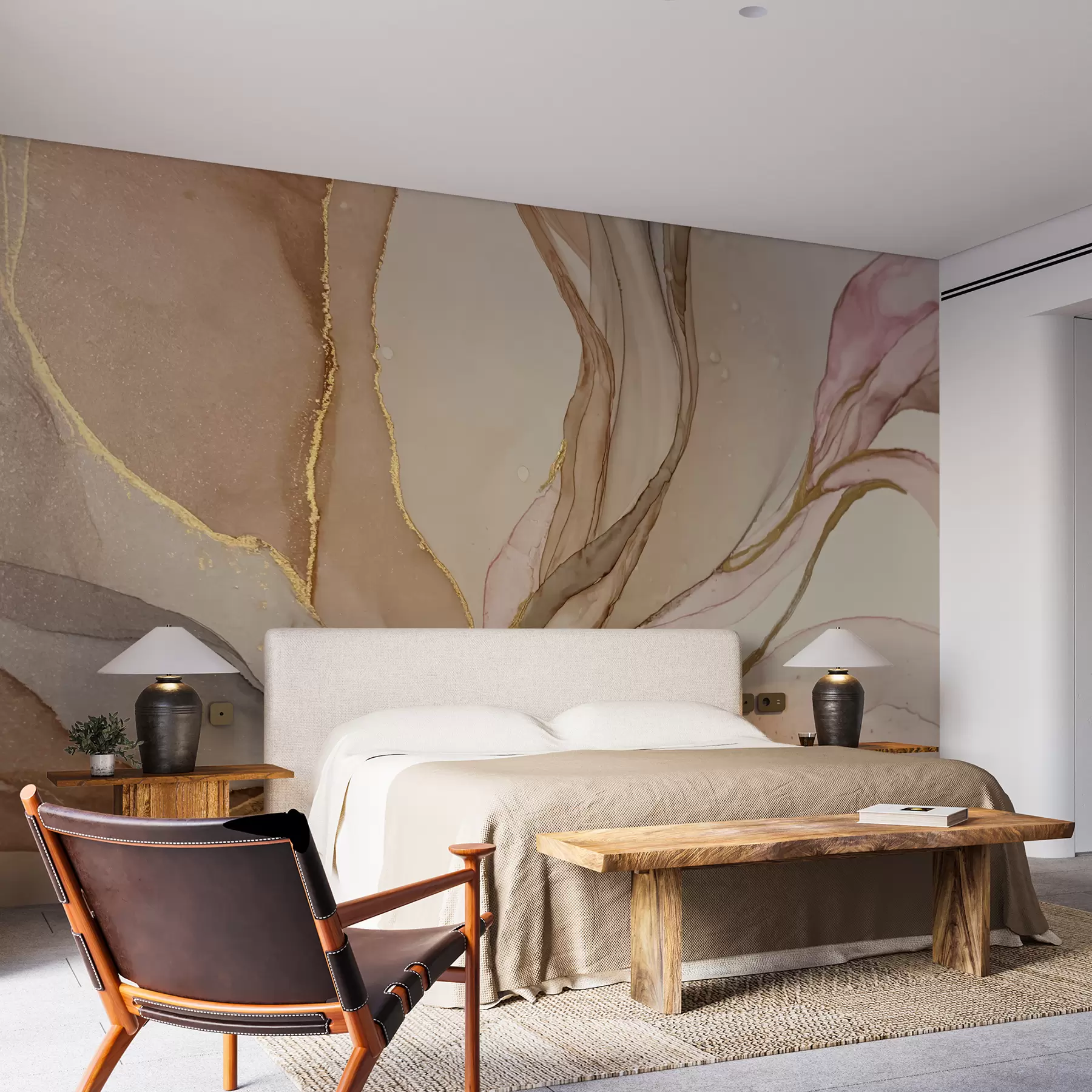 murales de pared Pinturas líquidas, efecto mármol u71828