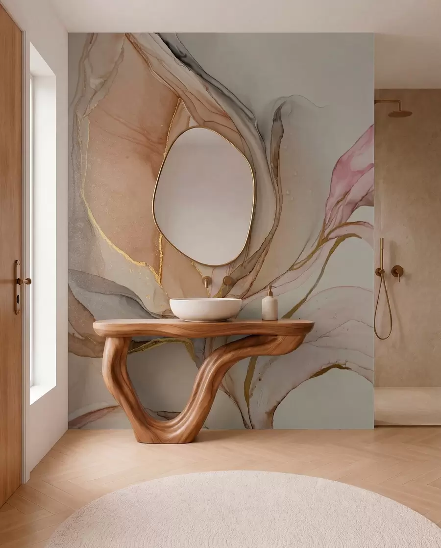 murales de pared Pinturas líquidas, efecto mármol u71828
