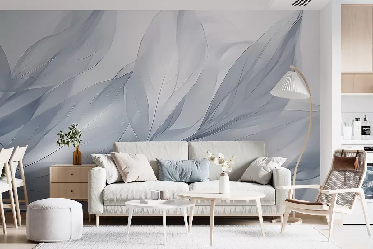 murales de pared Hojas transparentes w04376v1