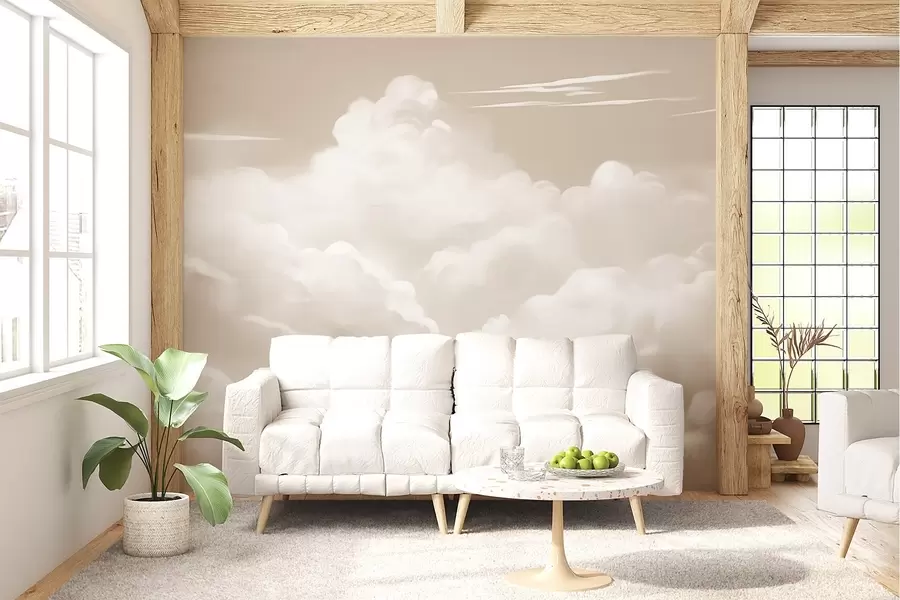 murales de pared Nubes w04406v1
