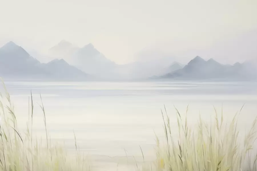 murales de pared Lago de montaña w04409