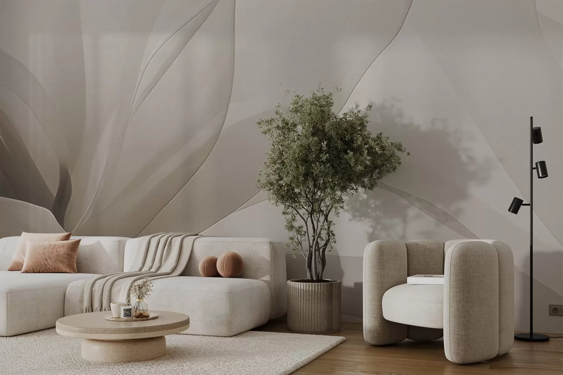 murales de pared Flor abstracta w04435