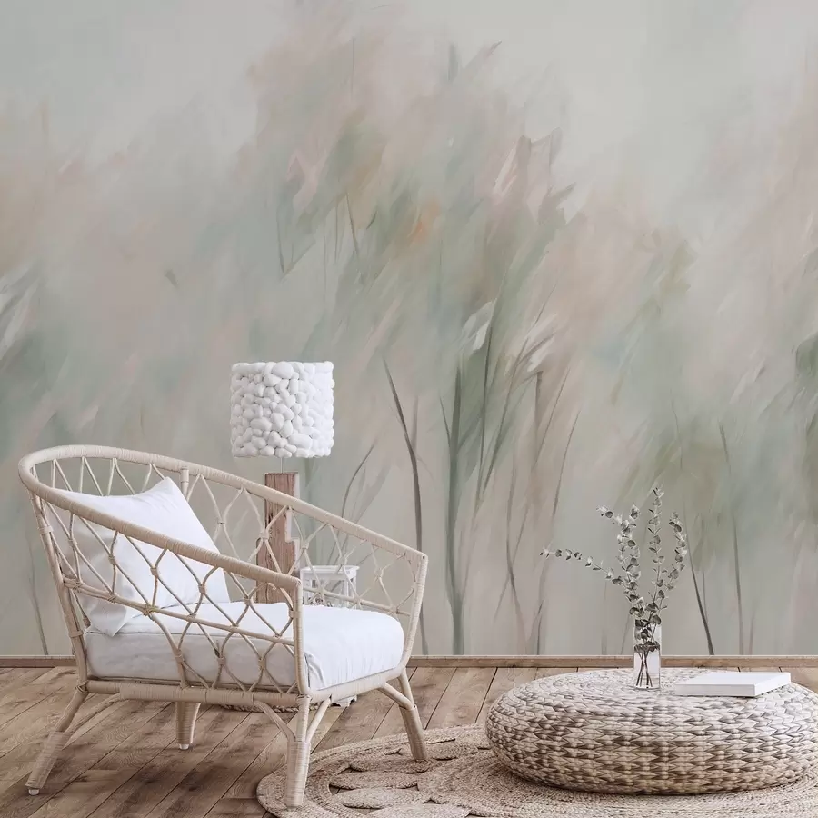 murales de pared Pintura imitación árboles w04411v1