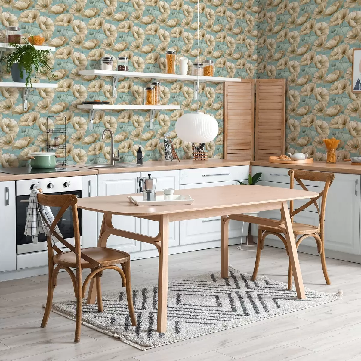 Papel pintado Flores grandes a00539