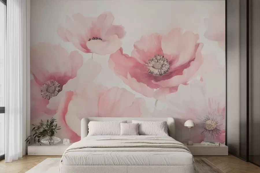 murales de pared Amapolas w04656