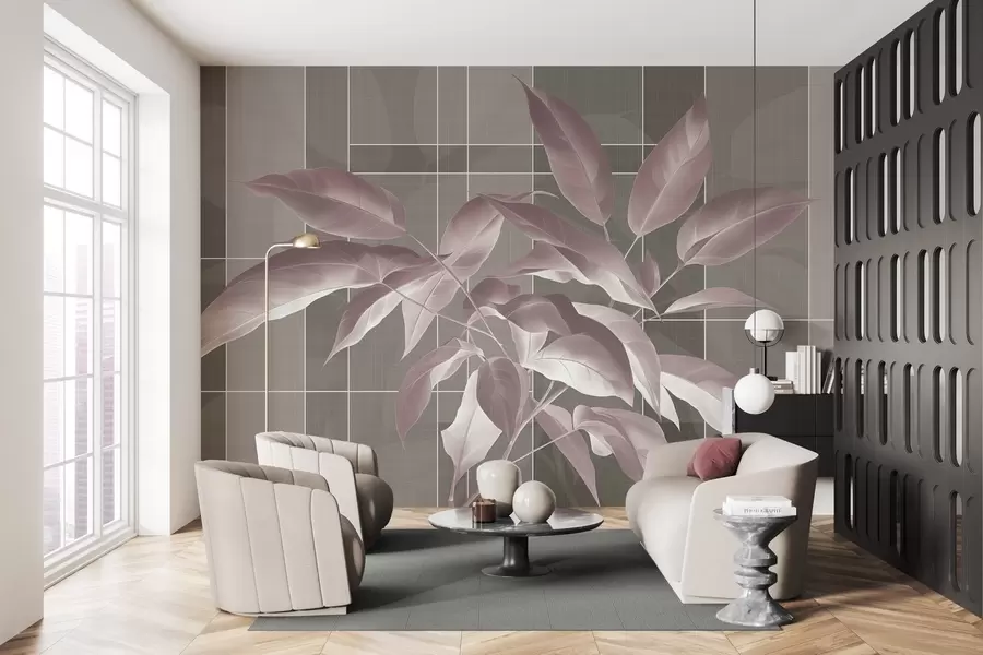 murales de pared Rama de árbol elegante w04840v2