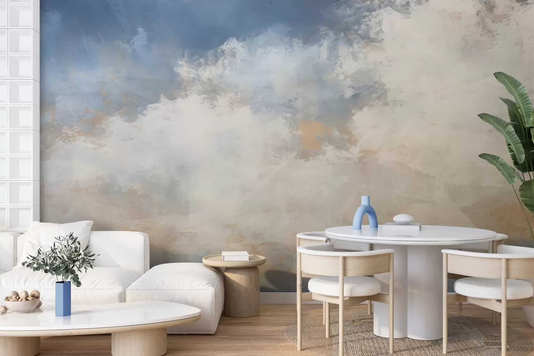 Murales de pared Imagen abstracta de nubes en estilo loft w04841 murales de pared Imagen abstracta de nubes en estilo loft w04841