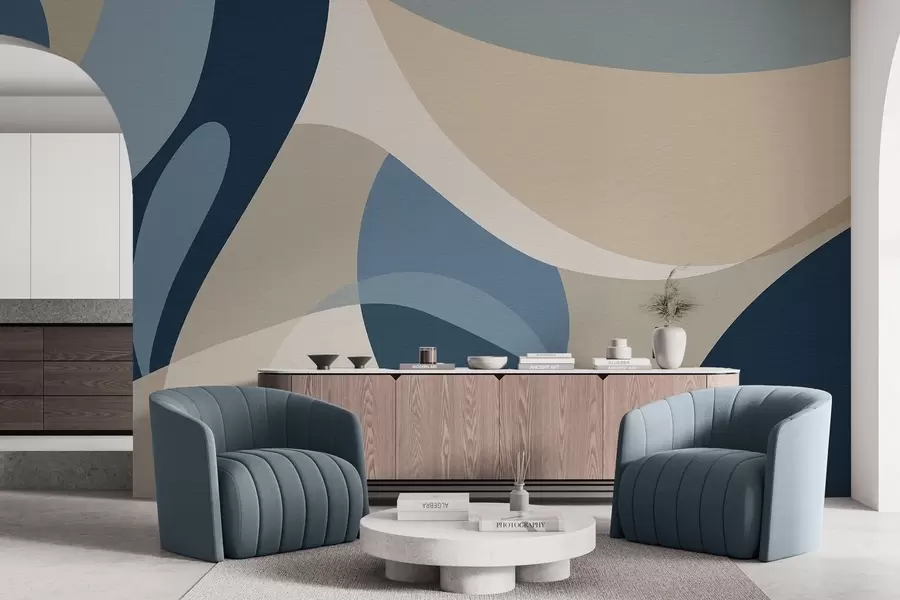 murales de pared Abstracción geométrica w04843