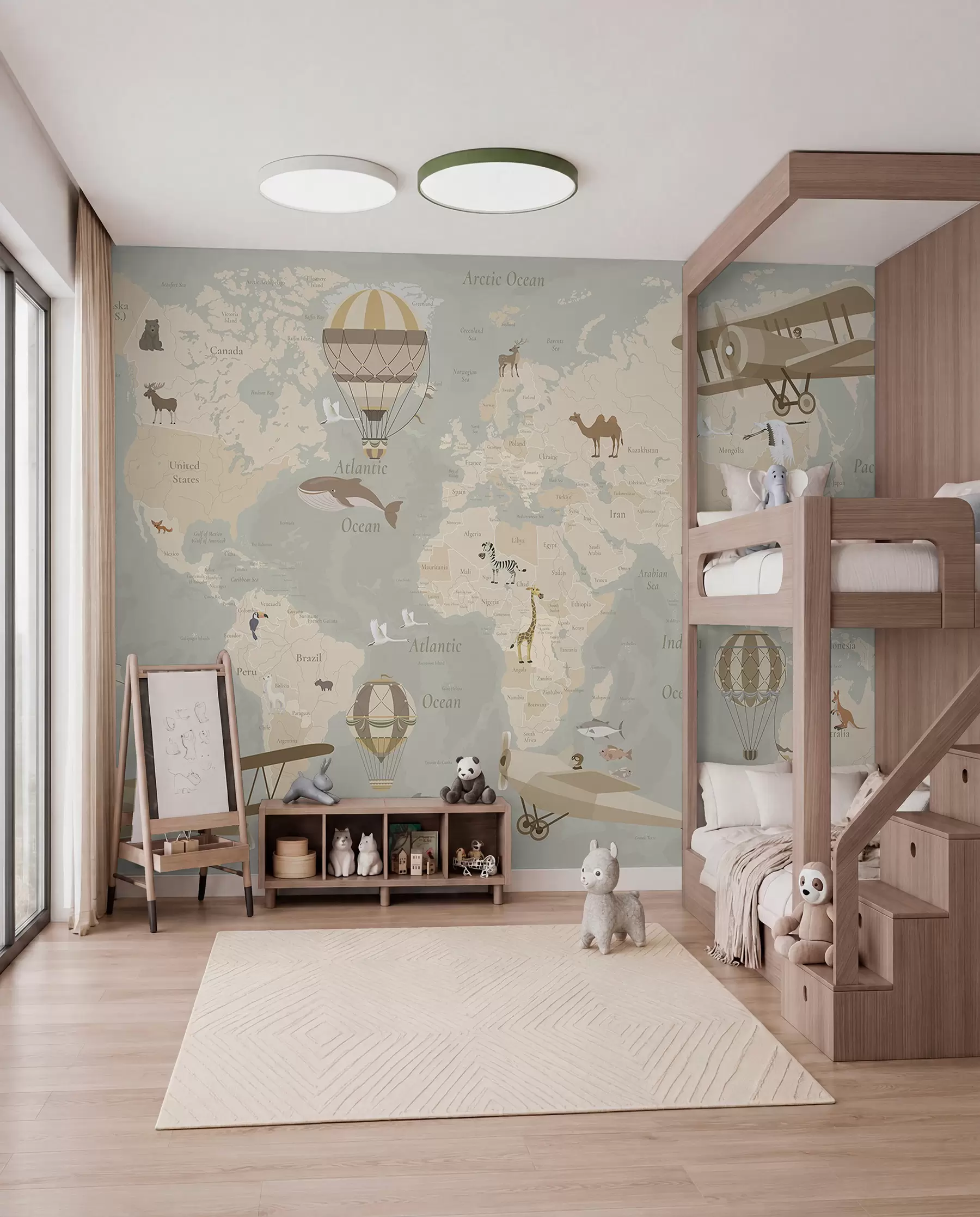murales de pared Pequeño atlas del cielo c00003en