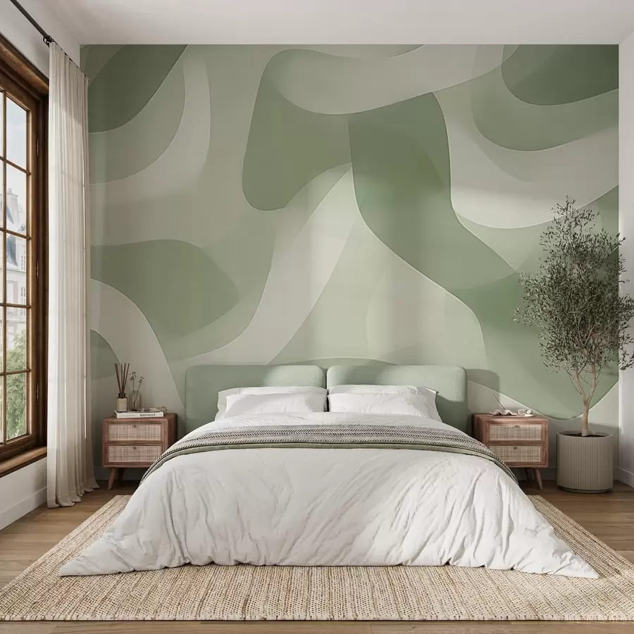 murales de pared Ondas abstractas w04888