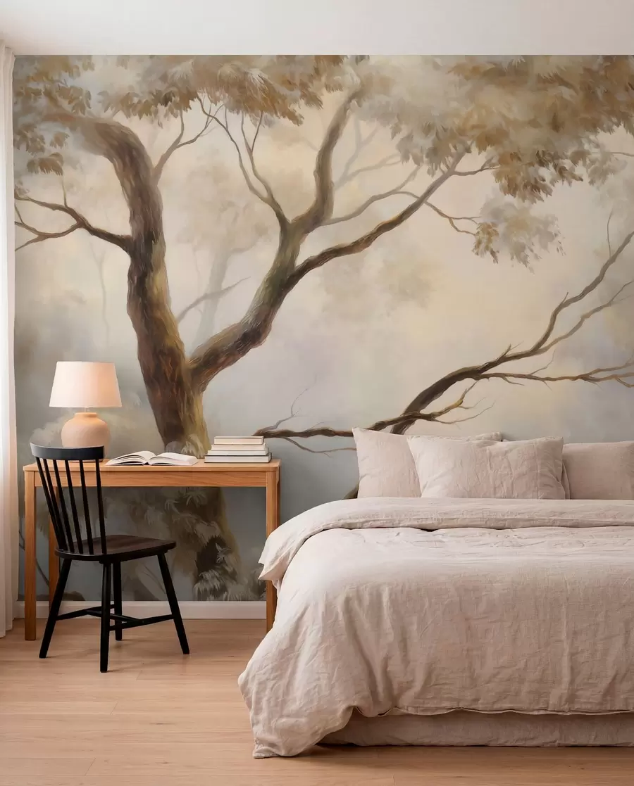 murales de pared Ramas en la bruma matinal w04817