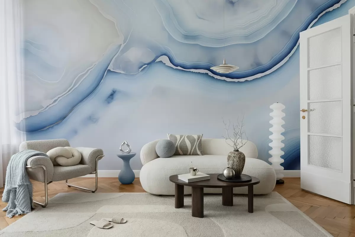 murales de pared Mármol delicado w05000