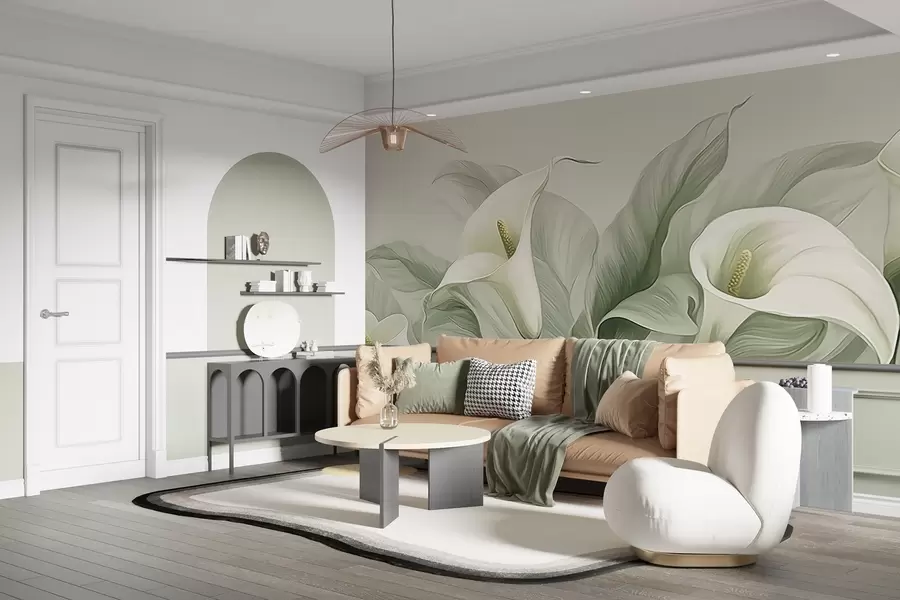 murales de pared Flores exóticas w05028