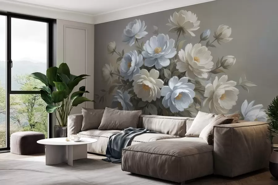 murales de pared Delicado ramo de flores w05049