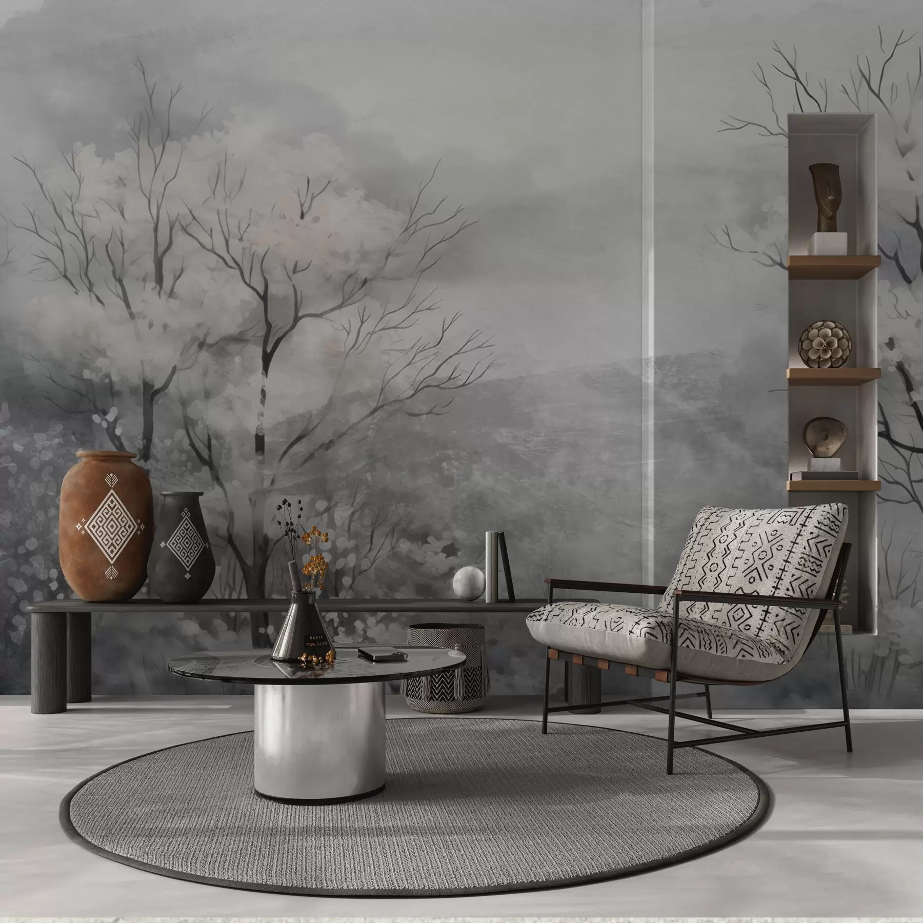 murales de pared El suave susurro de los árboles w05054