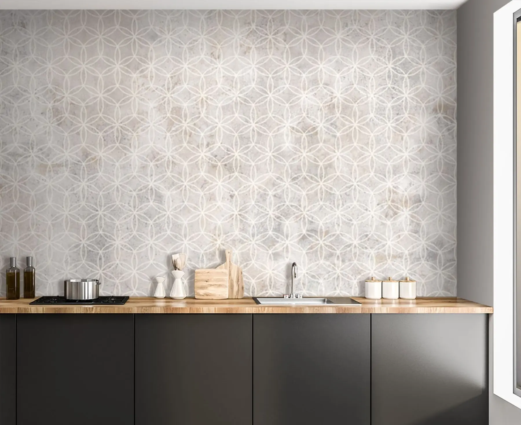 murales de pared Mosaico de Cemento y Hormigón u71923