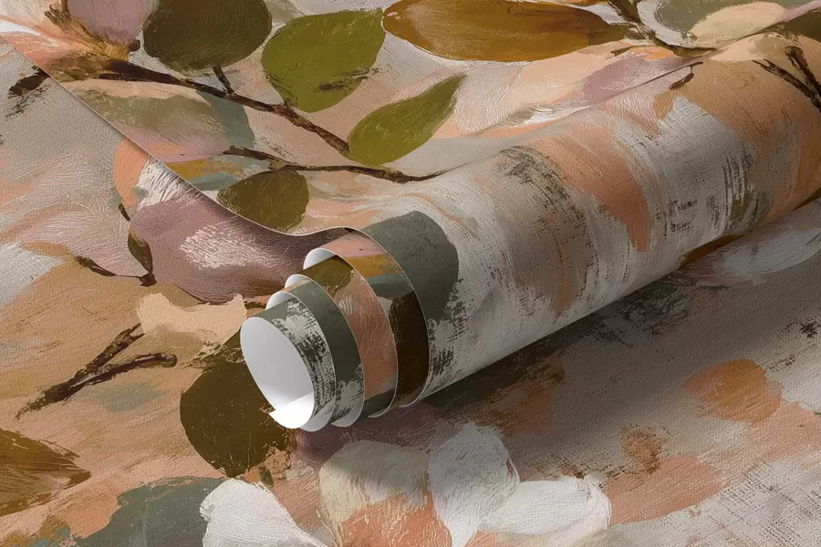 murales de pared Pinceladas florales a00968