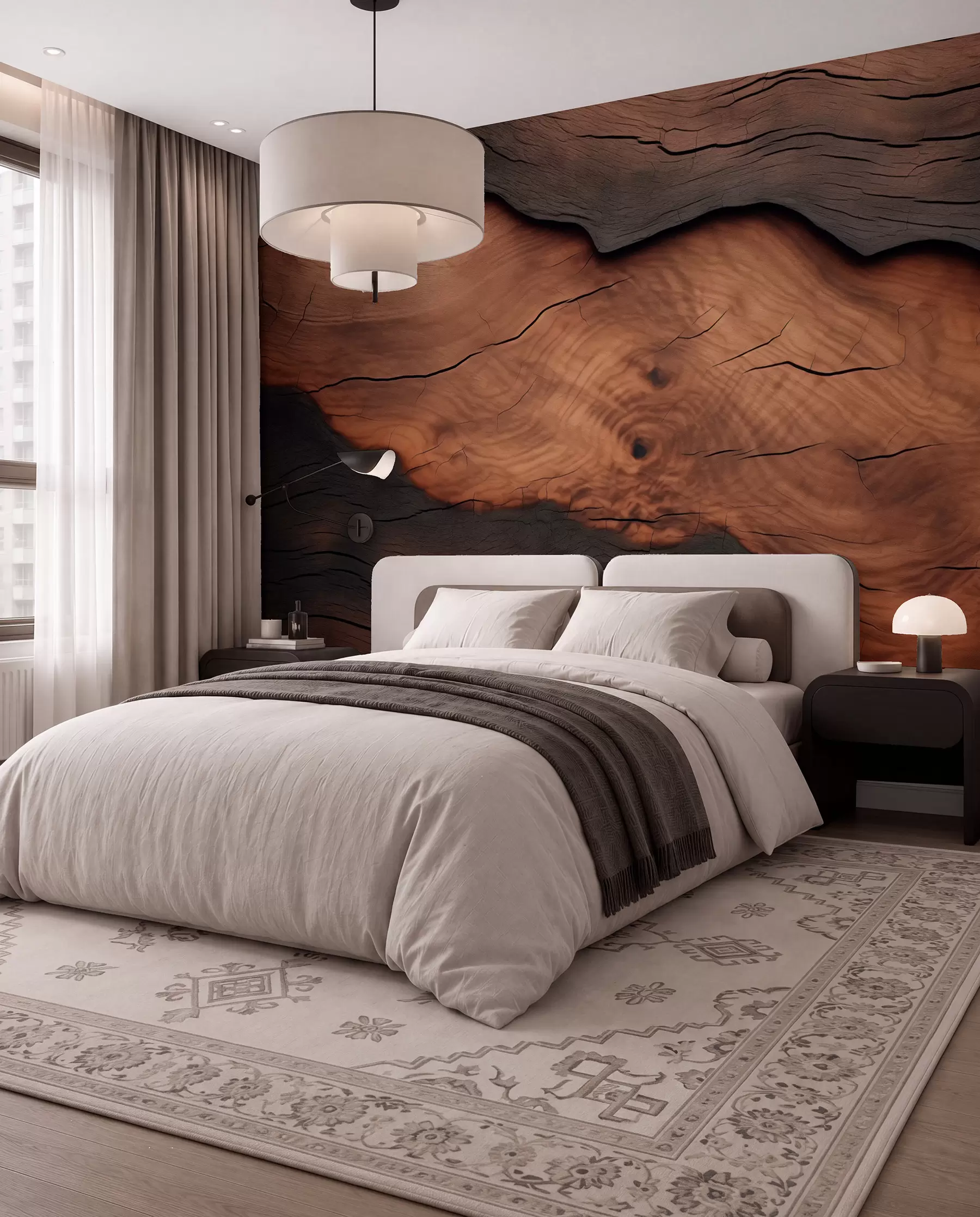 murales de pared Capas de madera w09705