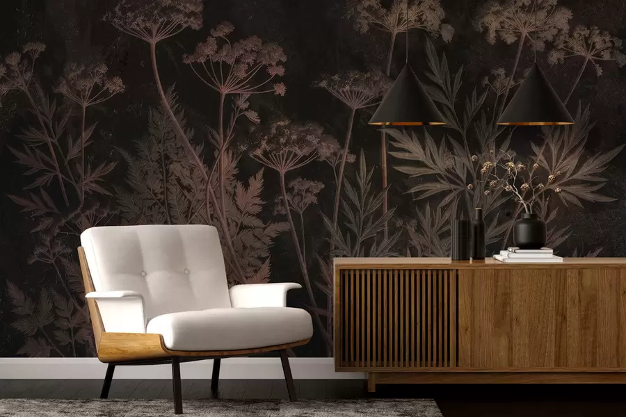 murales de pared Flores eternas entrelazadas w05369v1