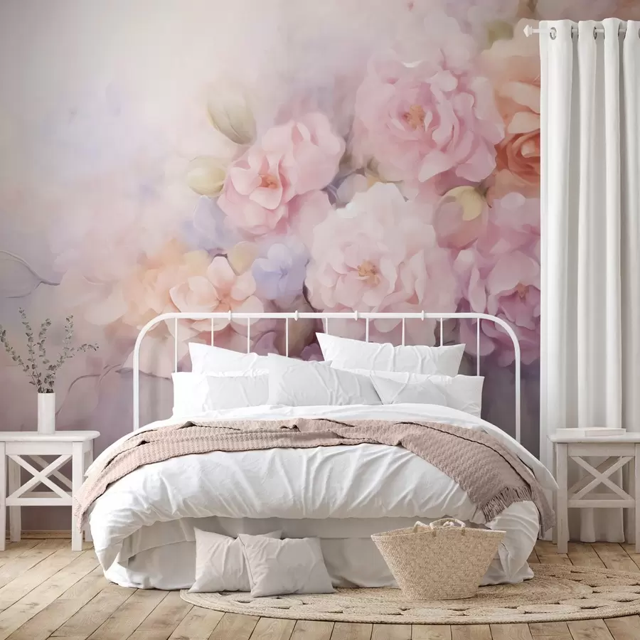 murales de pared Flores delicadas w09599