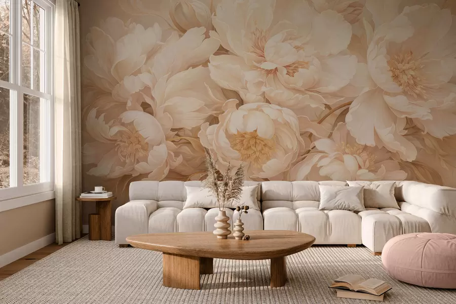 murales de pared Peonías de lujo w05497