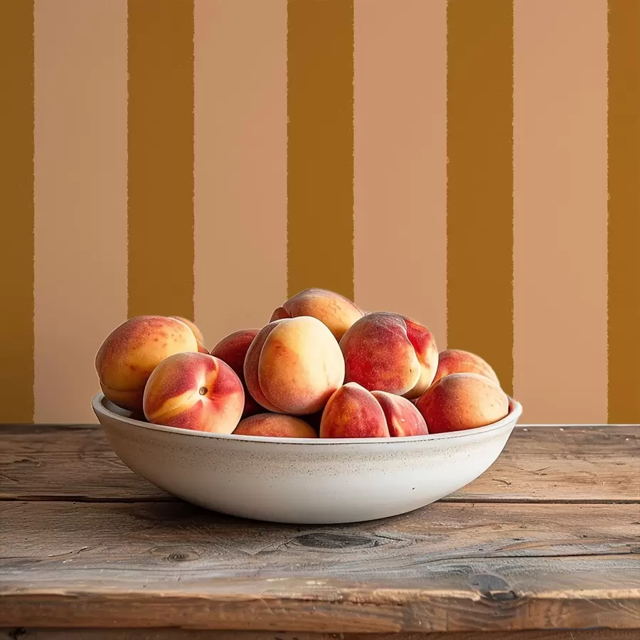 murales de pared Rayas verticales en tonos marrones cálidos a01180v4