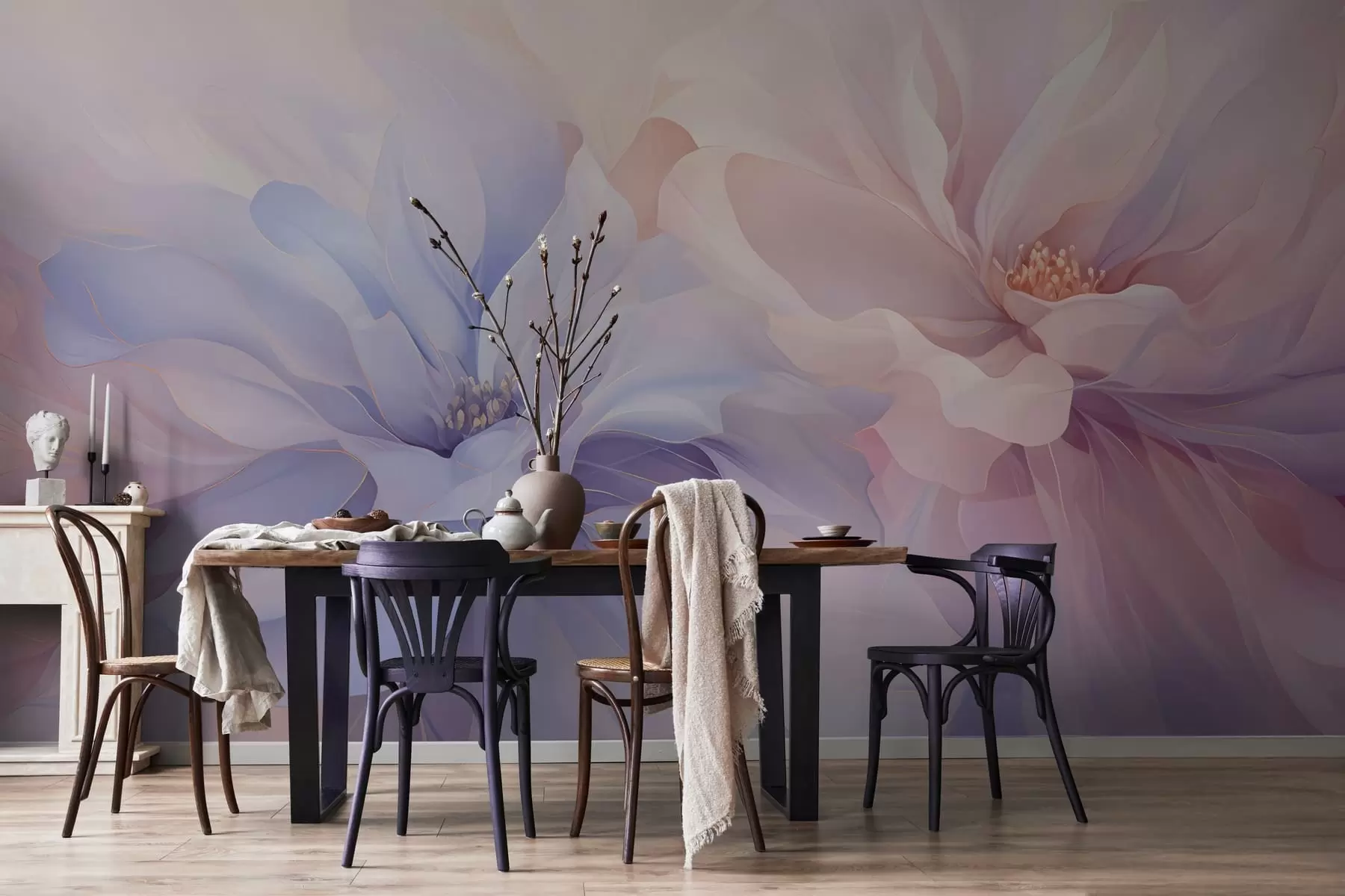 murales de pared Pétalos etéreos w05580