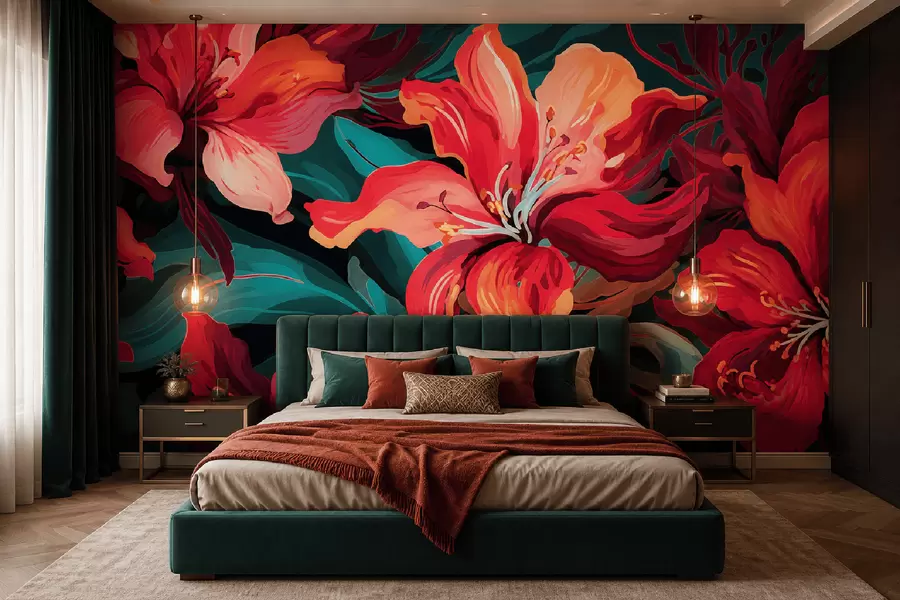 murales de pared Lirios w05675