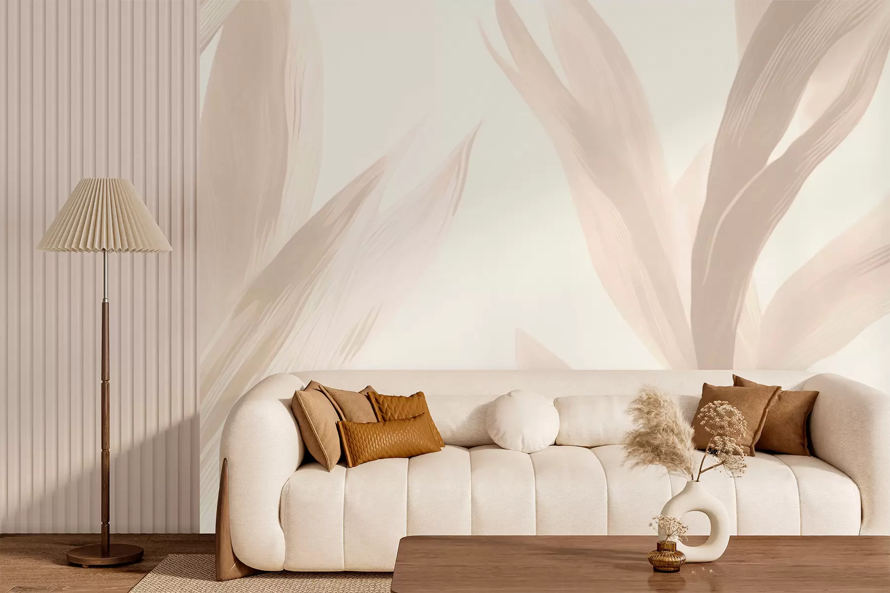murales de pared Hojas puntiagudas w05680