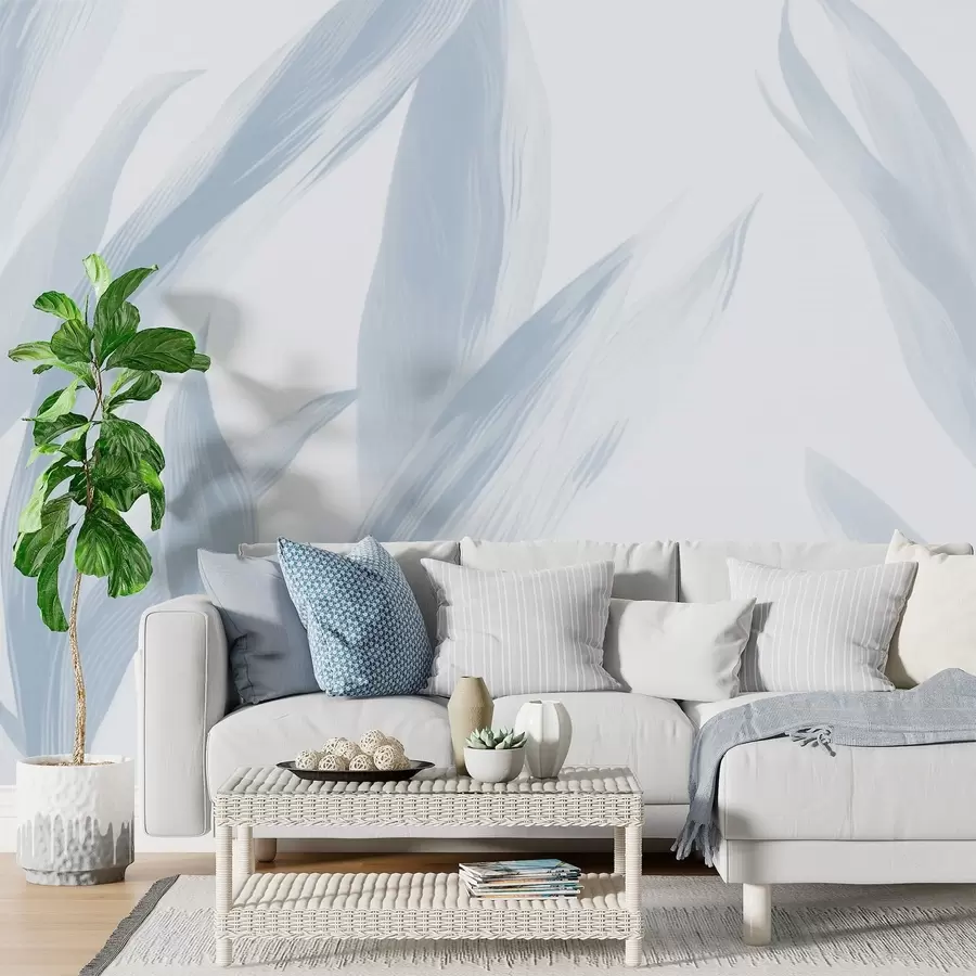 murales de pared Hojas puntiagudas w05680v1